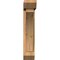 Ekena Millwork Thorton Slat Smooth Bracket w/ Offset Brace, Western Red Cedar, 5 1/2"W x 20"D x 28"H BKT0604X20X28THR06SWR - alternate 2